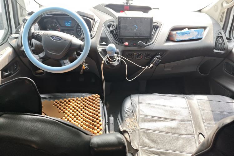 Used Ford Transit 2020 2.0T Diesel Multi-Function Commercial Vehicle Mid-Chassis Low-Roof Design with Dual Rear Doors Meeting China VI Emission Standards Center Console