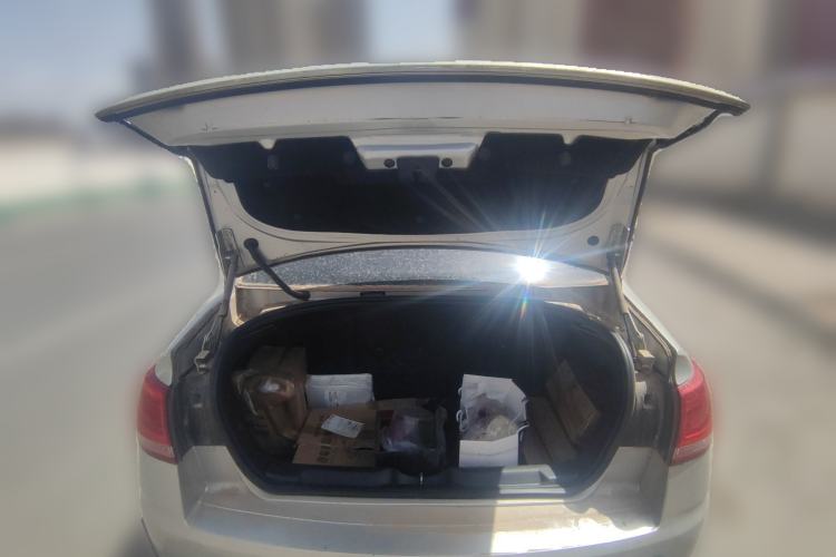 Used Citroen C-Quatre 2013 1.6L Manual Prestige CNG Model Trunk