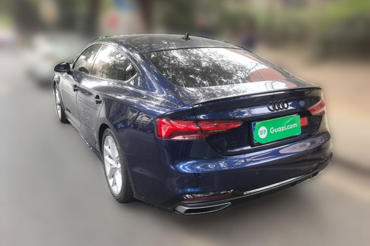 Used Audi A5 2022 Sportback 40 TFSI Fashionable and Dynamic Model Rear Left 45 Deg