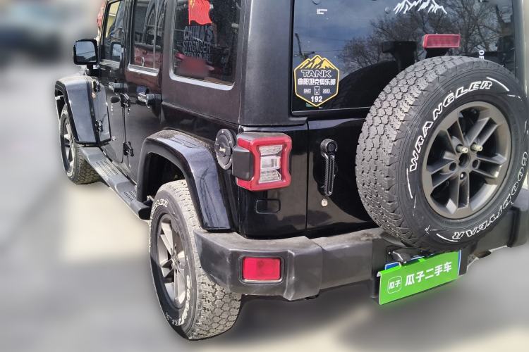 Used Jeep Wrangler 2016 3.0L Sahara 75th Anniversary Edition Rear Left 45 Deg