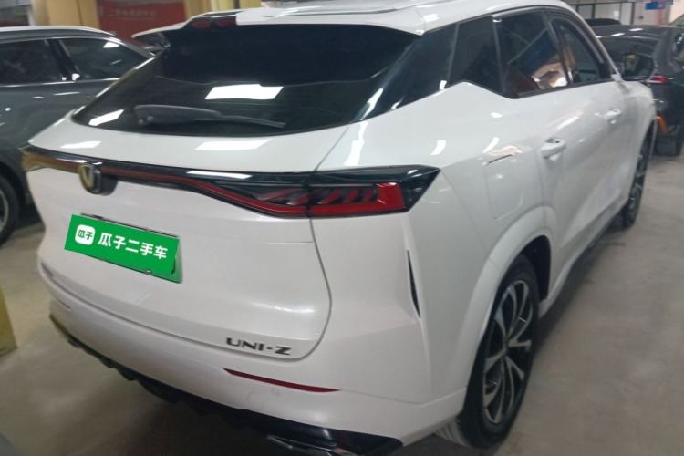 Used CHANGAN UNI-Z New Energy 2024 Blue Whale Smart Electric iDD 125km Beyond Edition Rear Right 45 Deg