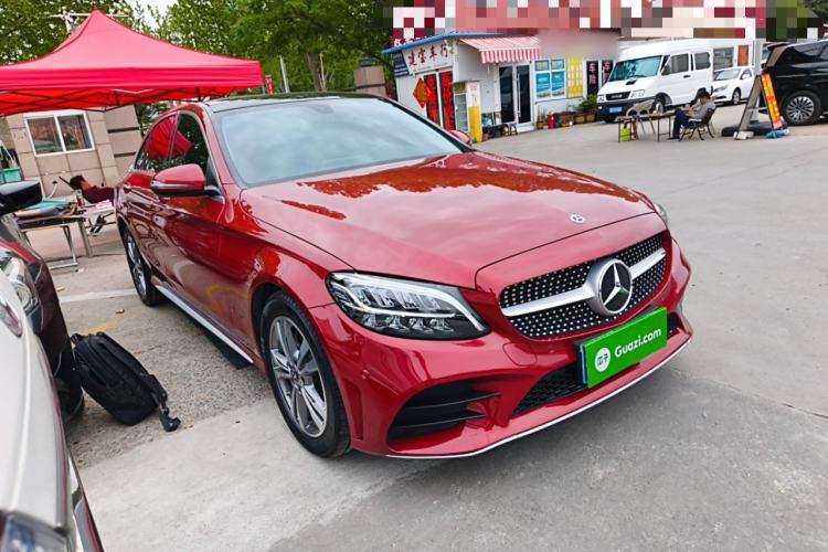 Used Mercedes-Benz C-Class 2021 C 200 L Fashion Edition Sport Version Front Right 45 Deg