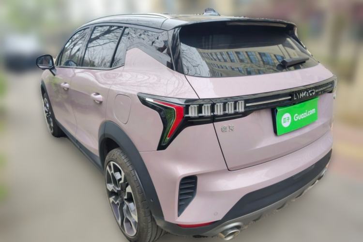 Used Lynk & Co 06 2021 1.5T Shero Pink Special Edition Rear Left 45 Deg