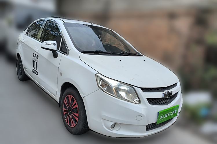 Used Chevrolet Sail 2013 Sedan 1.4L AMT Enjoy Edition Front Right 45 Deg