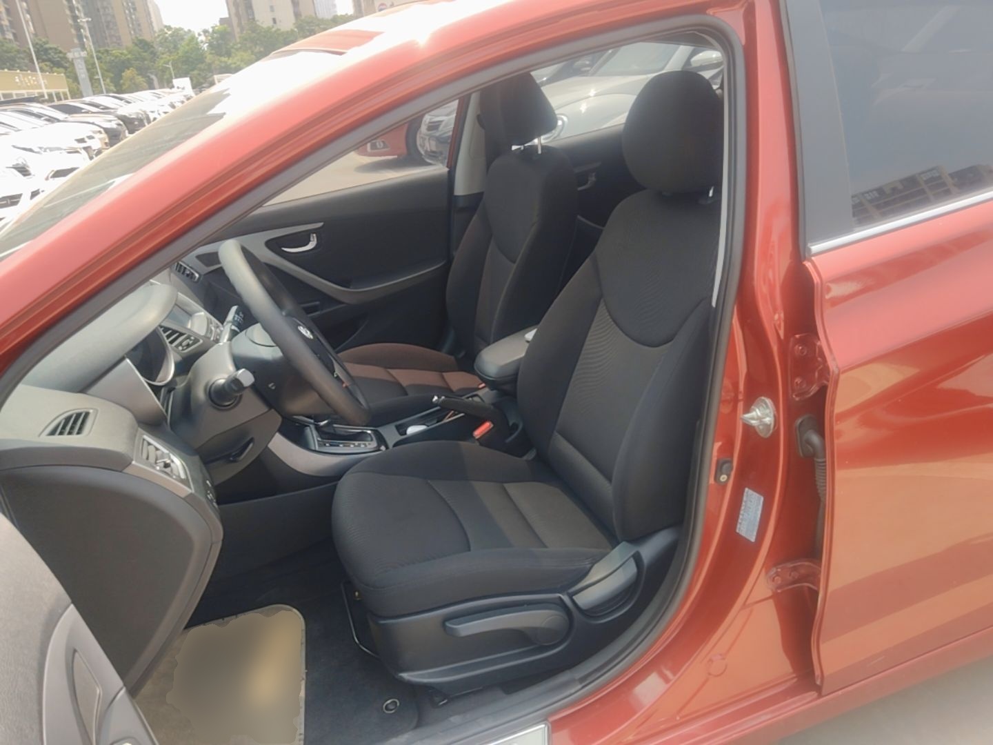 Avant de la voiture