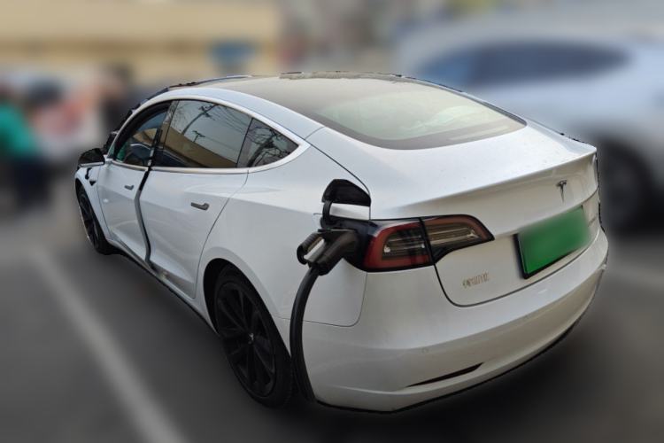 Used Tesla Model 3 2020 Standard Range Rear-Wheel Drive Upgraded Version Rear Left 45 Deg