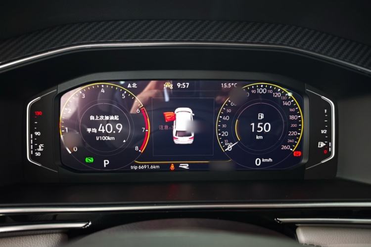 Used Volkswagen Tiguan L 2024 330TSI Automatic Two-Wheel Drive R-Line Enhanced Edition Instrument Cluster