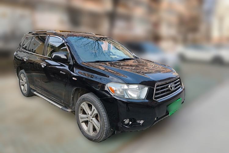 Used Toyota Highlander 2009 2.7L Two-Wheel Drive 7-Seater Luxury Navigation Edition Front Right 45 Deg