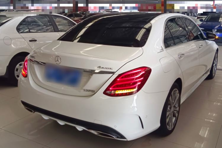 Used Mercedes-Benz C-Class 2016 C 200 L 4MATIC Sport Edition Rear Right 45 Deg