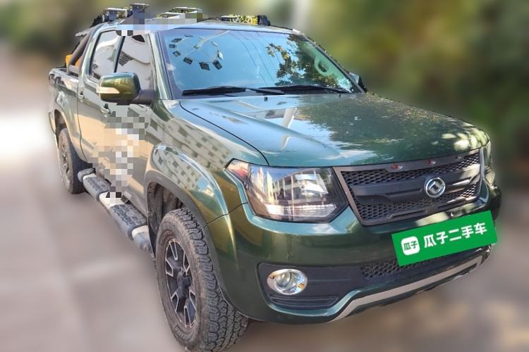 Used Huanghai Da Niu 2022 2.8T Pioneer Edition Manual Diesel 2WD Value-Driven Flat-Bed Cargo Box JE493ZLQ6H Front Right 45 Deg