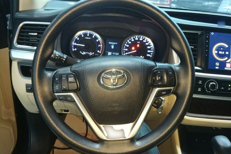 Used Toyota Highlander 2021 2.0T Four-Wheel Drive Elite Edition 7-Seater Steering Wheel