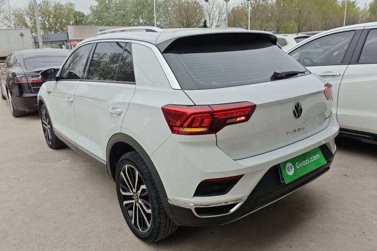 Used Volkswagen T-ROC 2021 280TSI DSG Two-Wheel Drive Comfort Connect Edition Rear Left 45 Deg
