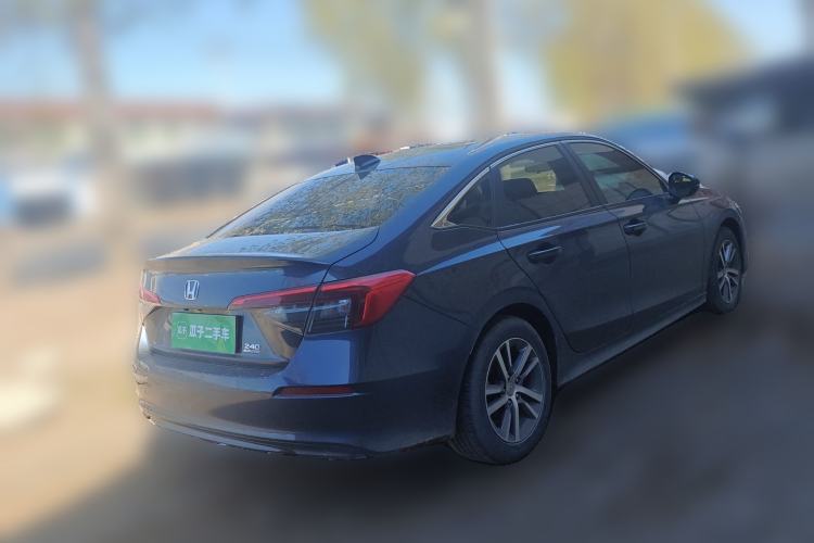 Used Honda Civic 2022 240TURBO CVT Dynamic Edition Rear Right 45 Deg