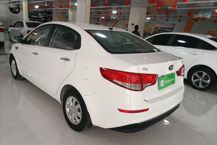 Used Kia K2 2015 Sedan 1.4L MT GLS Rear Left 45 Deg