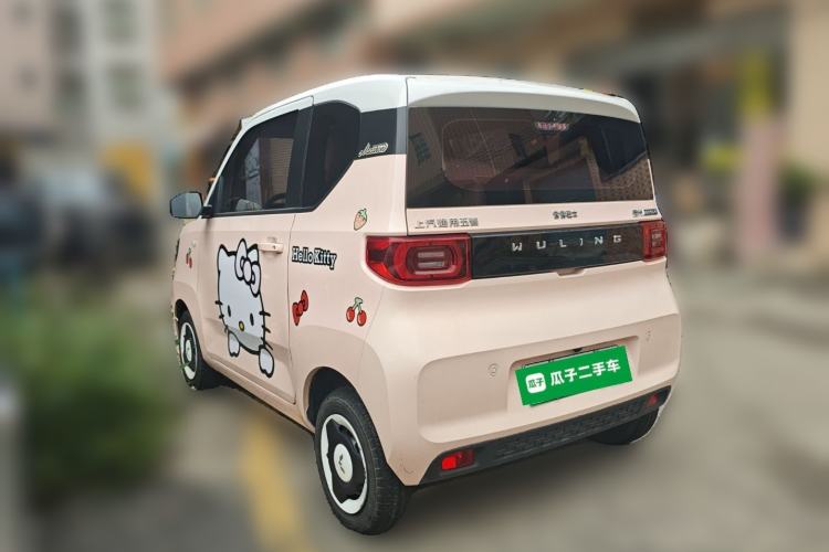 Used Wuling Hongguang MINIEV 2021 Macaron Premium Model – Lithium Iron Phosphate Rear Left 45 Deg