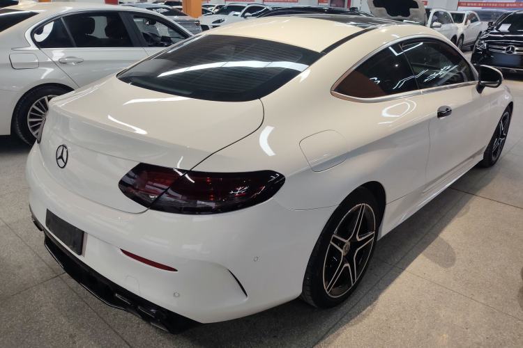 Used Mercedes-Benz C-Class 2021 C 260 Coupe Rear Right 45 Deg