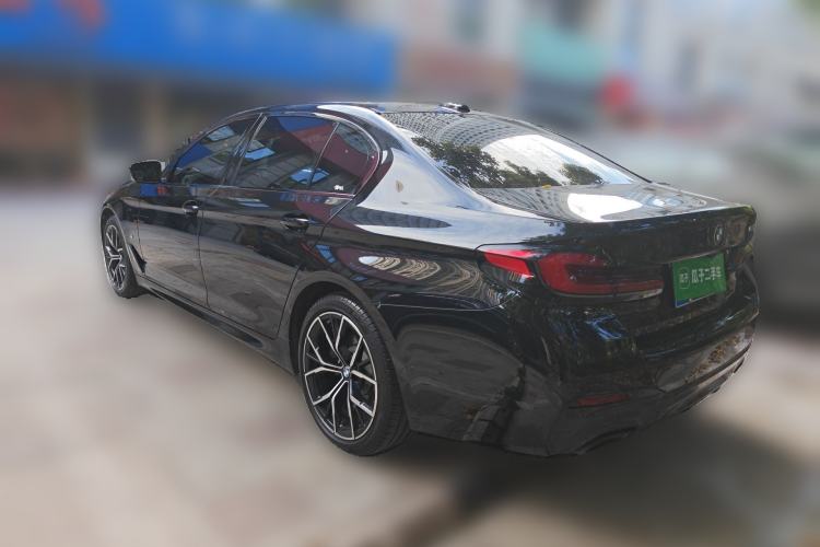 Used BMW 5 Series 2021 530Li Luxury Edition M Sport Package Rear Left 45 Deg