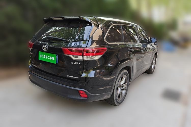 Used Toyota Highlander 2018 2.0T Four-Wheel Drive Prestige Version 7 Seats China VI Standard Rear Right 45 Deg