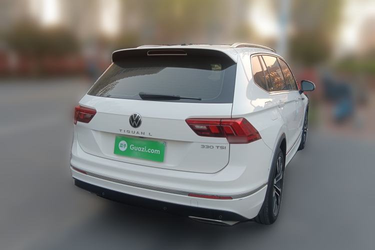 Used Volkswagen Tiguan L 2021 330TSI Automatic Two-Wheel Drive R-Line Enhanced Edition Rear Right 45 Deg