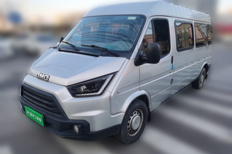 Used JMC Transit 2019 2.8T Commercial Version Long Wheelbase Mid-Roof 6-Seater Rear Single Tire China VI Emission Standard – JX493