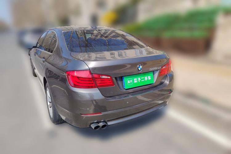 Used BMW 5 Series 2013 525Li Leading Model Rear Left 45 Deg