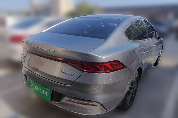 Used BYD Qin PLUS 2021 DM-i 55KM Flagship Model Rear Right 45 Deg