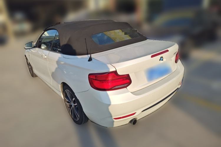 Used BMW 2 Series 2018 220i Convertible Coupe Sports Design Package Rear Left 45 Deg