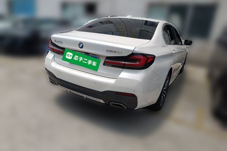 Used BMW 5 Series 2021 525Li M Sport Package Rear Right 45 Deg
