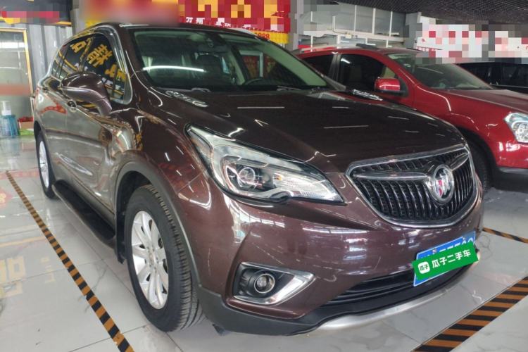 Used Buick Envision 2018 20T Two-Wheel-Drive Elite Model Front Right 45 Deg