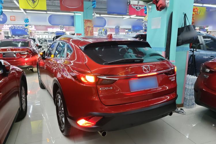 Used Mazda CX-4 2018 2.0L Automatic Two-Wheel Drive Blue Sky Premium Upgrade Version China V Standard Rear Left 45 Deg