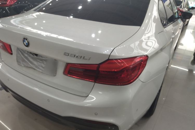 Used BMW 5 Series 2019 530Li Luxury Edition M Sport Package Rear Right 45 Deg