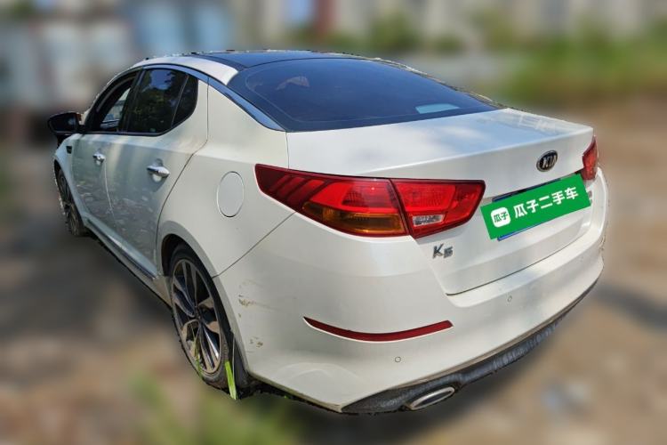 Used Kia K5 2014 2.0L Automatic LUXURY Rear Left 45 Deg