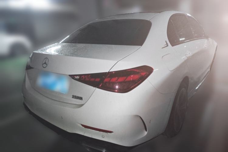 Used Mercedes-Benz C-Class 2022 C 260 L Obsidian Night Sport Edition Rear Right 45 Deg