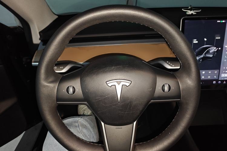 Used Tesla Model 3 2019 Long-Range Rear-Wheel-Drive Version Steering Wheel