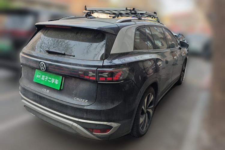 Used Volkswagen ID.6 CROZZ 2021 Long-Range PURE+ Edition Rear Right 45 Deg