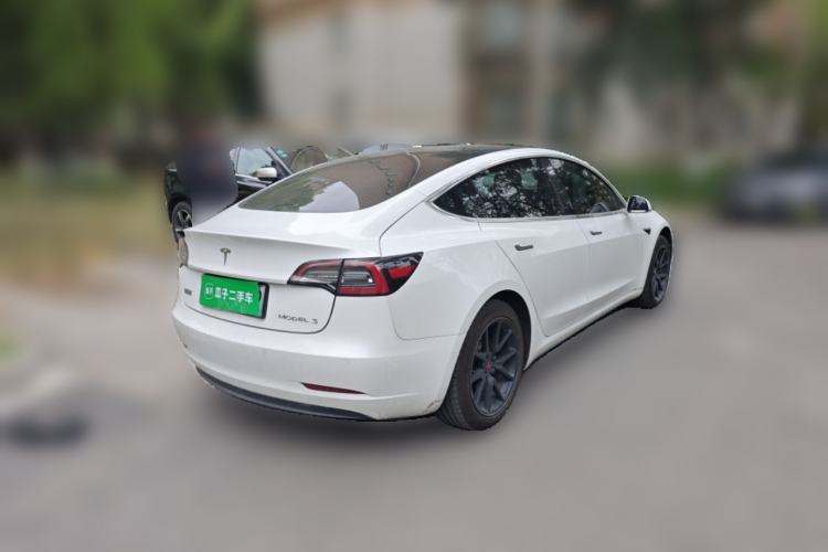 Used Tesla Model 3 2020 Standard Range Rear-Wheel Drive Upgraded Version Rear Right 45 Deg