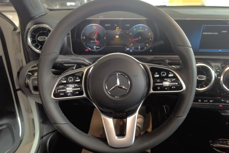Used Mercedes-Benz A-Class 2020 Restyled A 200 L Sport Sedan Dynamic Version Steering Wheel