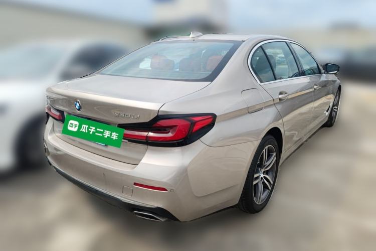 Used BMW 5 Series 2022 Updated 530Li Leading Edition Luxury Package Rear Right 45 Deg