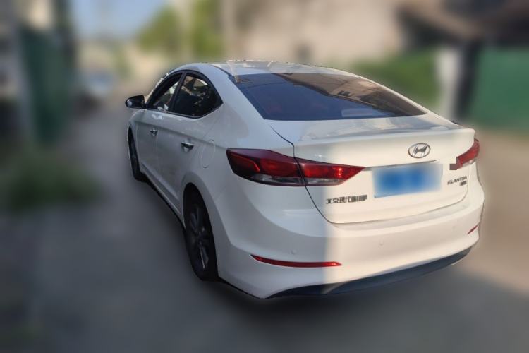 Used Hyundai Elantra (6th Generation / Lingdong) 2016 1.6L Manual ZhiXuan·Youth Edition Rear Left 45 Deg