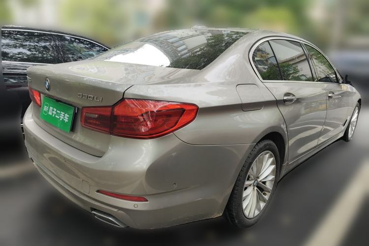 Used BMW 5 Series 2020 530Li Leading Edition Luxury Package Rear Right 45 Deg