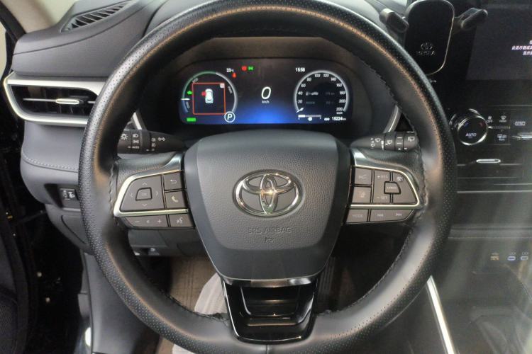 Used Toyota Highlander 2024 2.5L Smart Electric Hybrid Dual-Motor Two-Wheel-Drive Elite Edition 5 Seats Steering Wheel