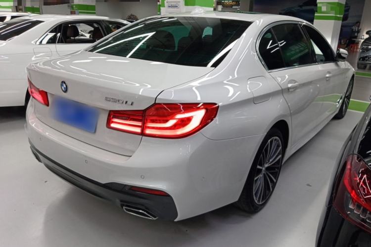 Used BMW 5 Series 2020 530Li Leading Model M Sport Package Rear Right 45 Deg