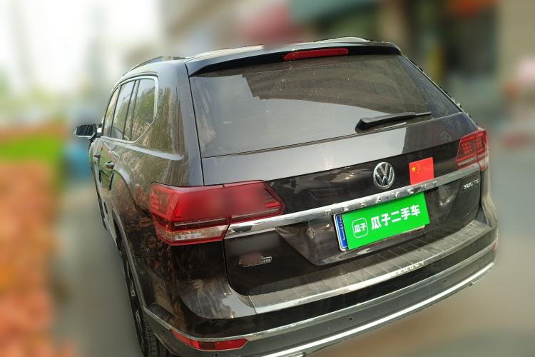 Used Volkswagen Teramont 2020 380TSI Four-Wheel Drive Luxury Version China VI Standard Rear Left 45 Deg