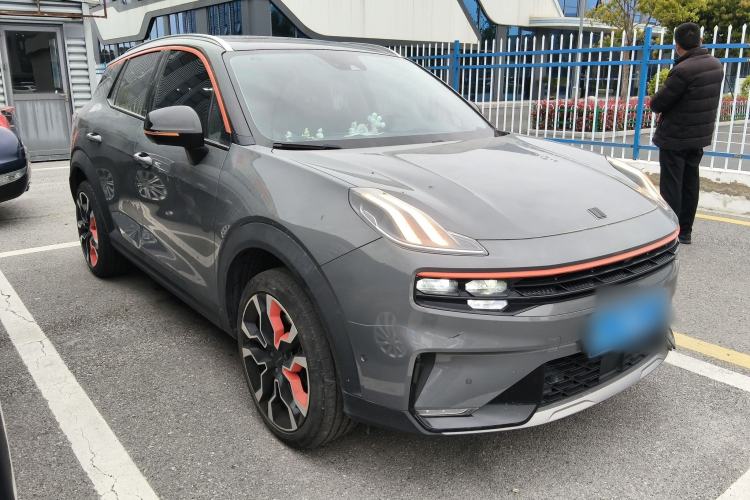 Used Lynk & Co 06 2021 1.5T Shero Pink Special Edition Front Right 45 Deg