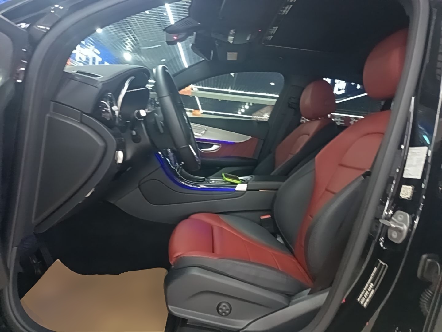 A primeira fila do carro