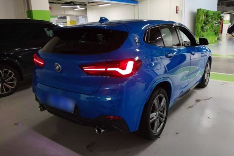 Used BMW X2 2021 sDrive25i Leading Model M Sport Package Rear Right 45 Deg