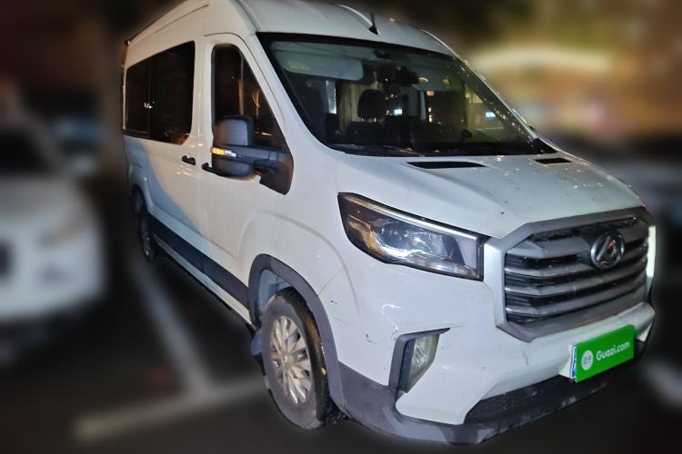 Used SAIC MAXUS Xintu V90 2019 2.0T Automatic ZhiDa Rear-Drive Single Tire Long Wheelbase High-Roof 9-Seater