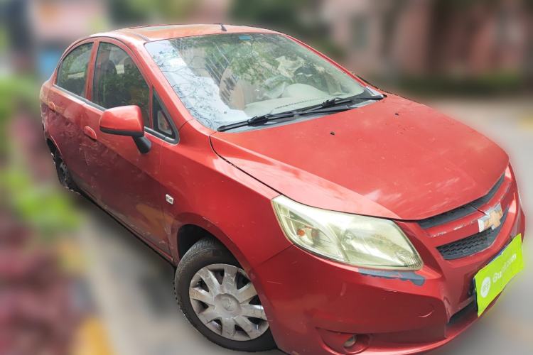 Used Chevrolet Sail 2010 Sedan 1.4L Manual Enjoyment Edition Front Right 45 Deg