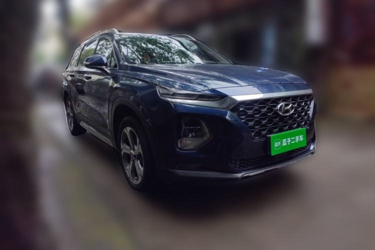 Used Hyundai Santa Fe 2019 380 TGDi DLX Automatic 2WD Prestige Edition China V Emission Standard Front Right 45 Deg