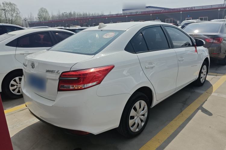 Used Toyota YARiS L Zhi Xiang 2019 1.5E CVT Dynamic Edition China VI compliant Rear Right 45 Deg